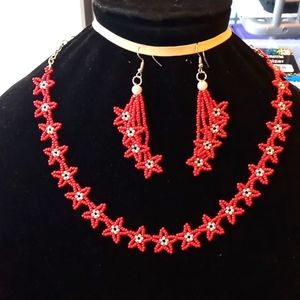 Necklace and earring